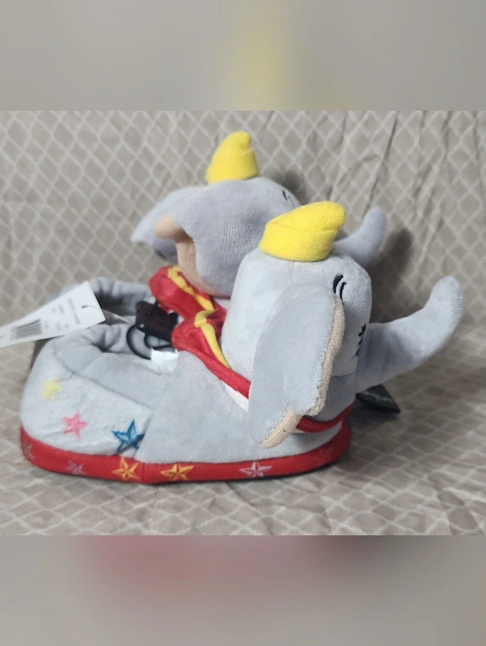 NWT Disney Dumbo SHOE Elephant Plush Slippers Toddler Size 5/6